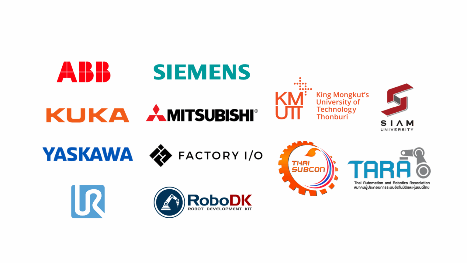 RoboCloud technology partner and industry network logos